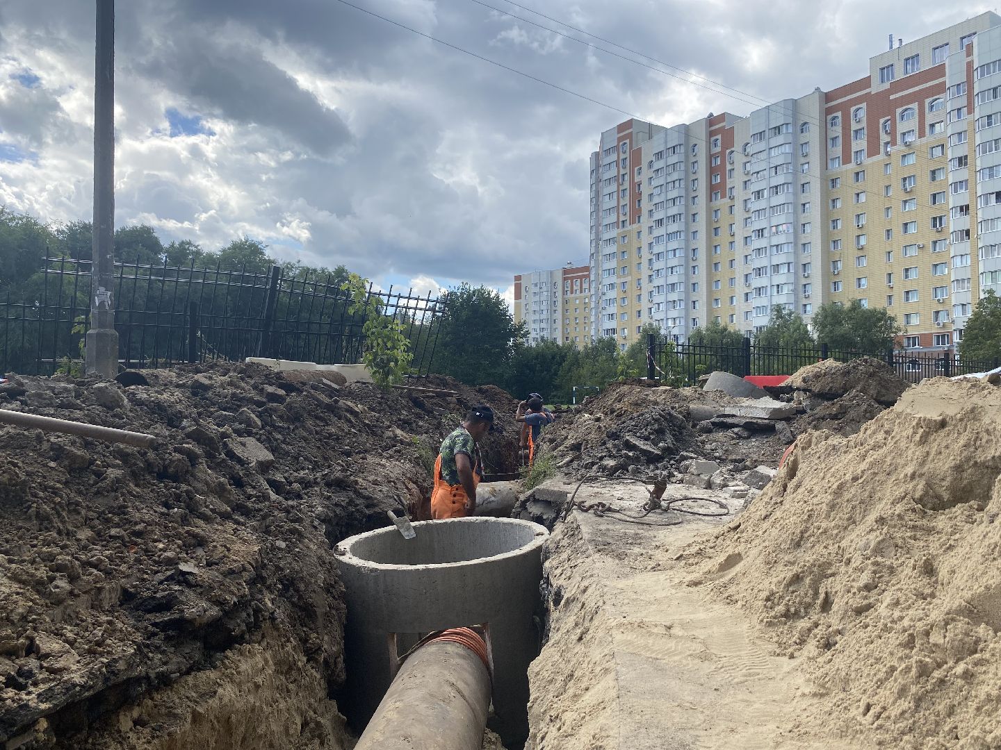 Коломна, Дороги, ливневка,