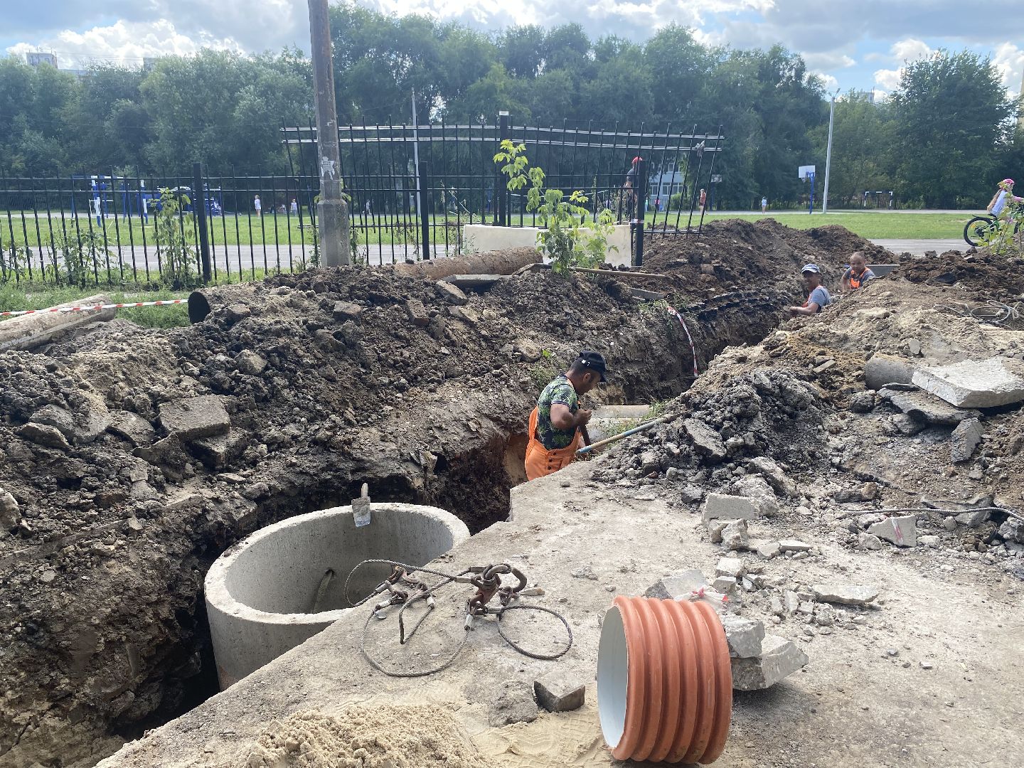 Коломна, Дороги, ливневка,