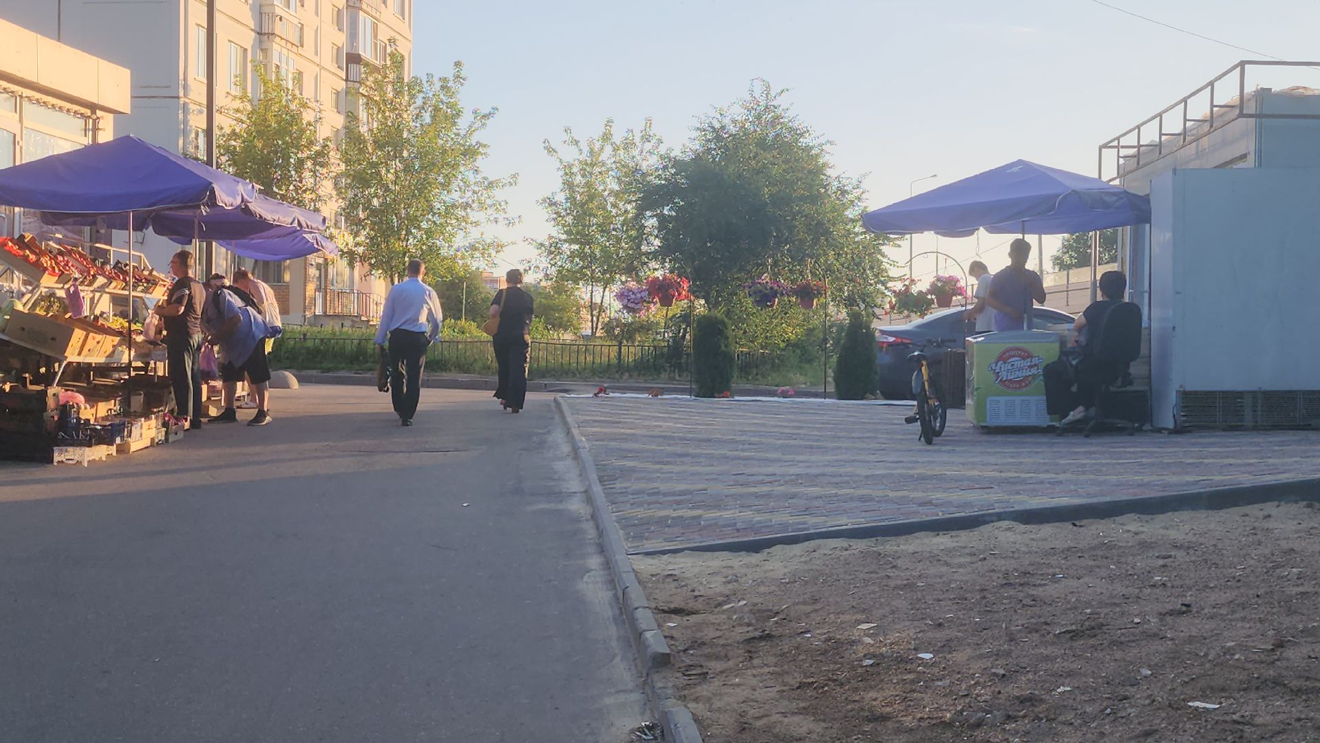 долгопрудный, МЦД Водники, клумбы, проспект пацаева, киоск,