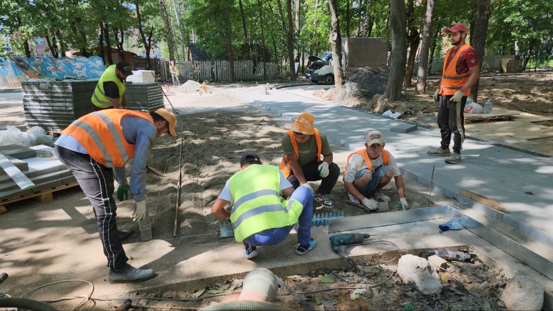 люберцы, глава городского округа люберцы владимир волков, наташинский парк, благоустройство,