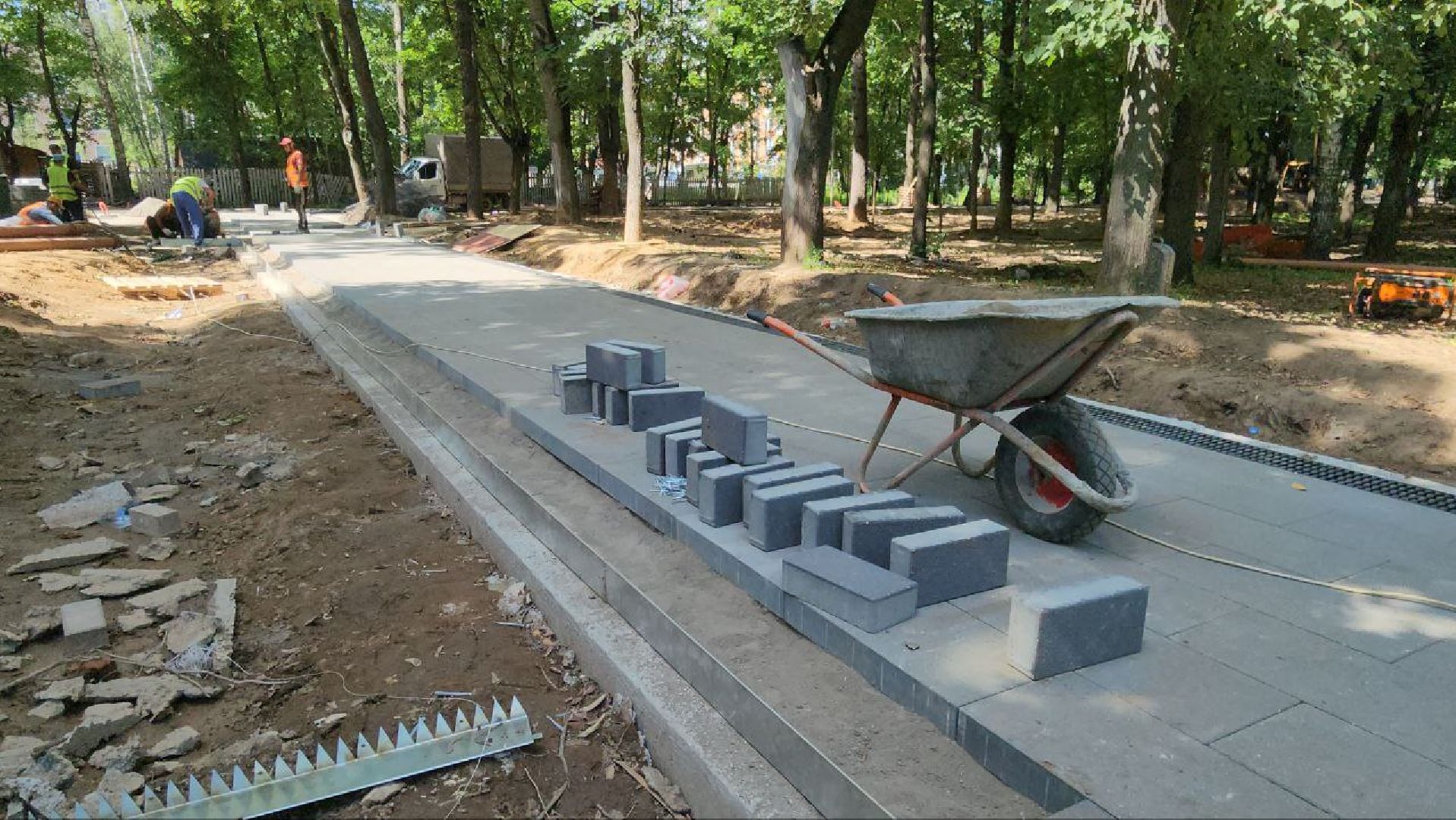 люберцы, глава городского округа люберцы владимир волков, наташинский парк, благоустройство,