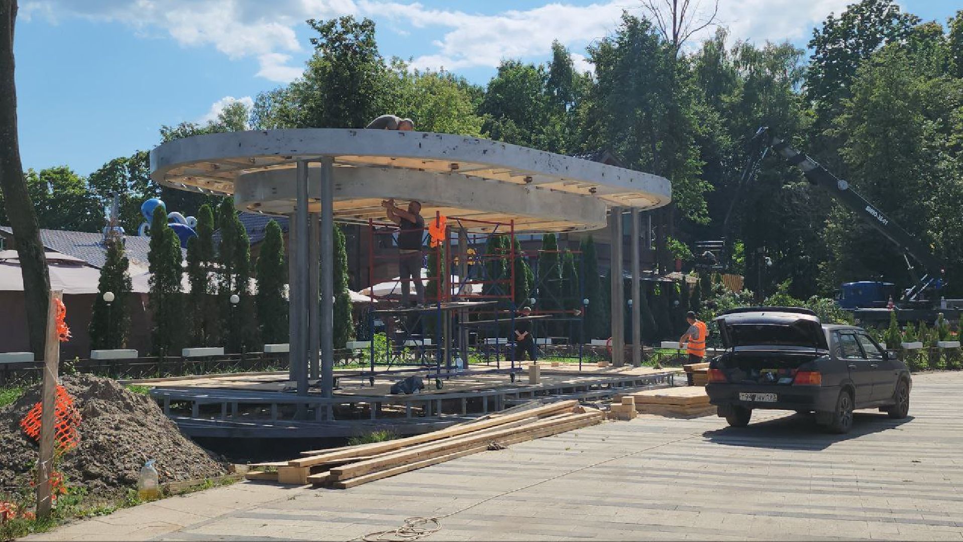 люберцы, глава городского округа люберцы владимир волков, наташинский парк, благоустройство,