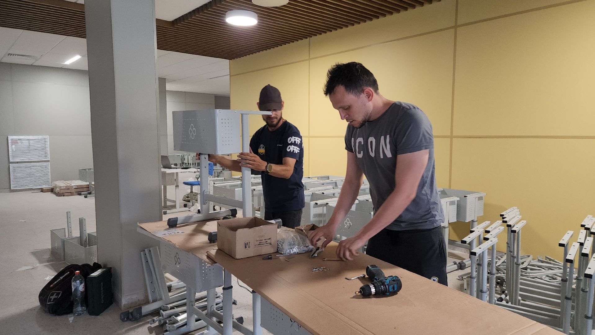 пусконаладочные работы, строительство школы,