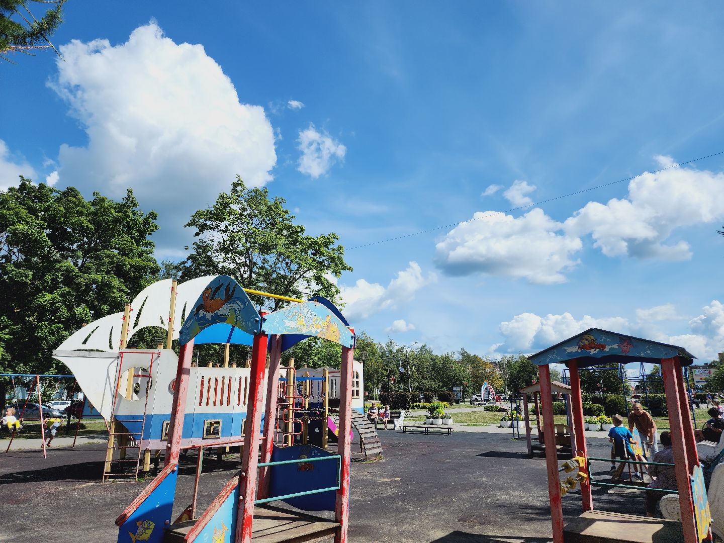 Егорьевск, Подмосковье, Московская область, Благоустройство, Сквер 60-летия Победы,