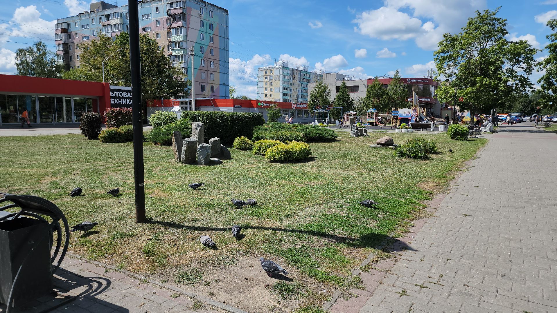 Егорьевск, Подмосковье, Московская область, Благоустройство, Сквер 60-летия Победы,