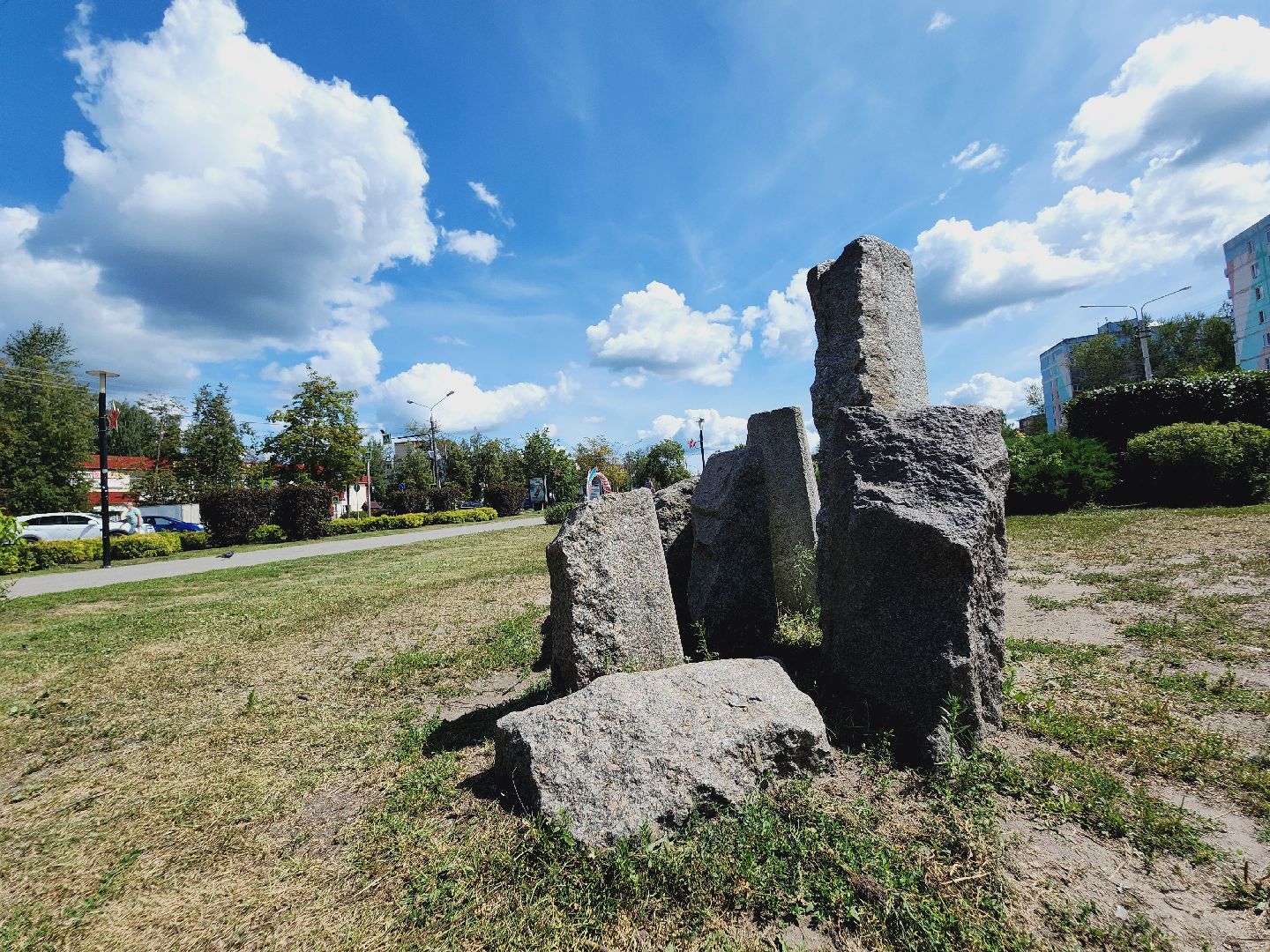 Егорьевск, Подмосковье, Московская область, Благоустройство, Сквер 60-летия Победы,