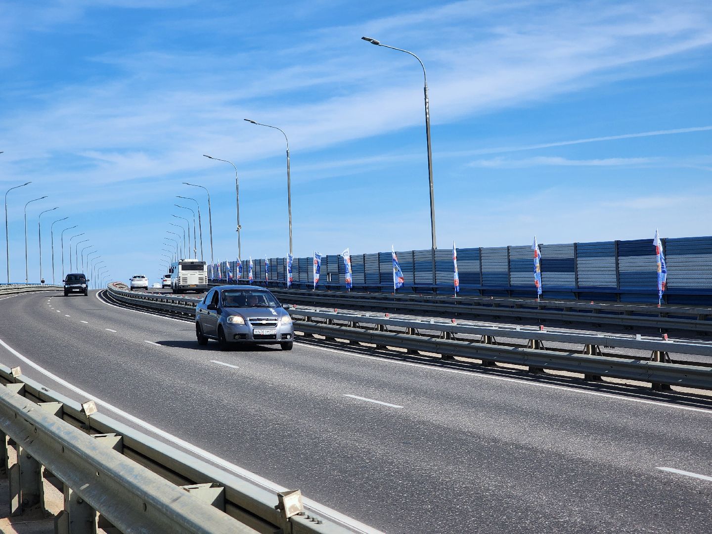 Дубна, День города, Праздник, Украшения, Флаги,