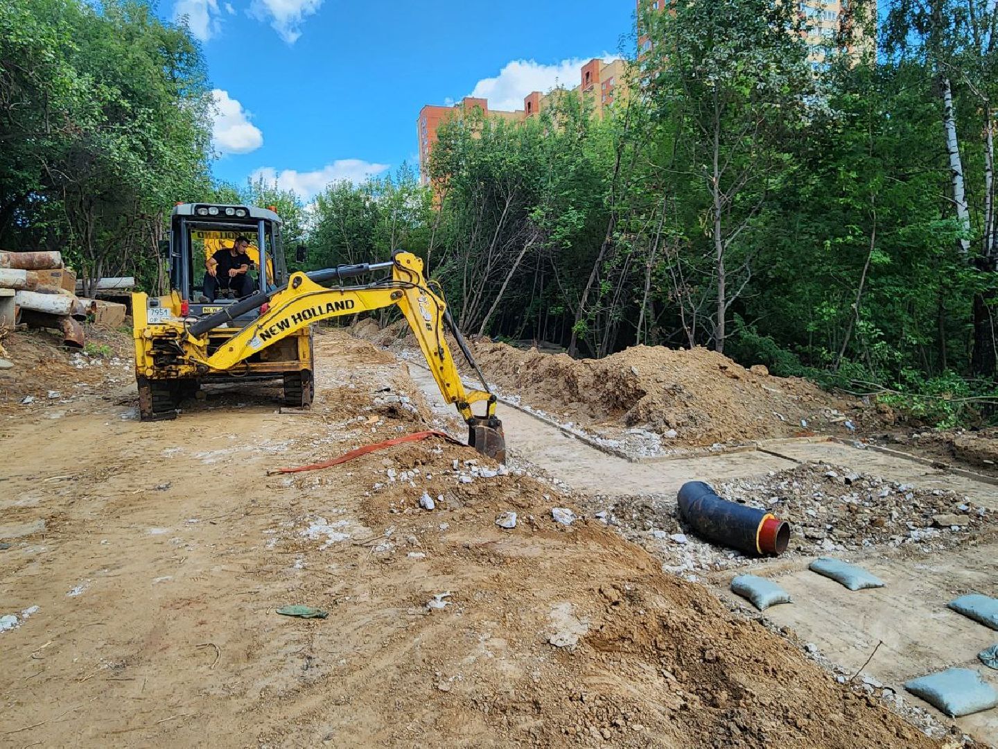 ремонт теплосетей, замена труб отопления, теплоснабжение, ленинский округ, видное, тепловая камера, модернизация теплосетей,