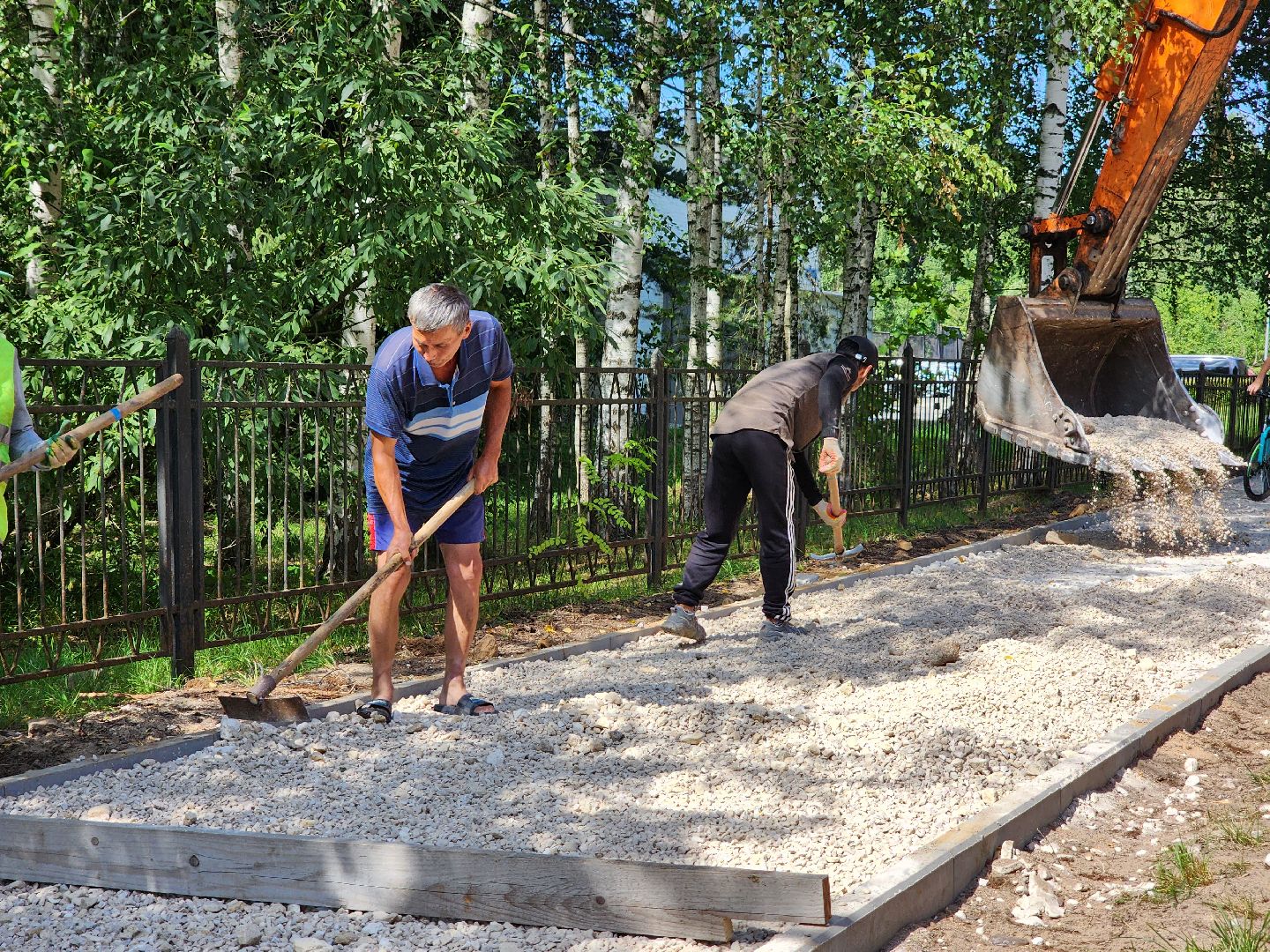 Дубна, Дороги, Тротуар, Щебень, Благоустройство, Ремонт тротуара,