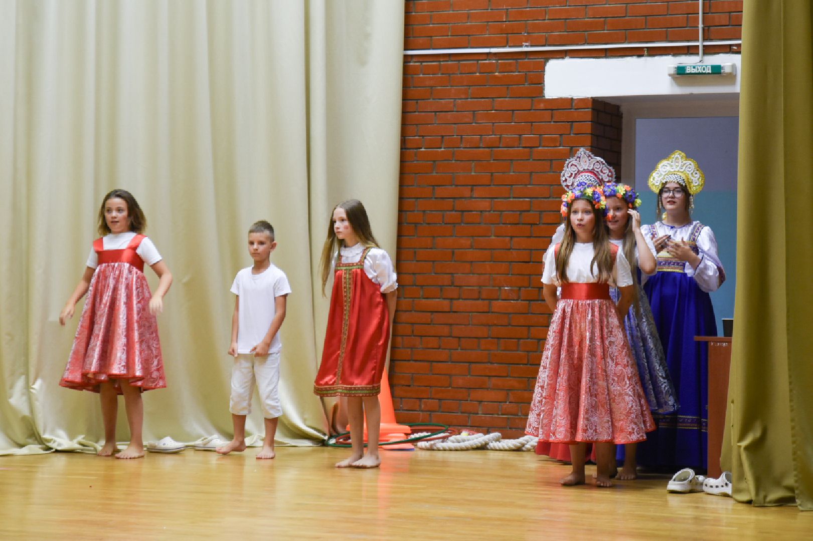 Бронницы, Летний лагерь Радуга, Нано-флешмоб, Флешмоб в русском стиле, Дети на каникулах,