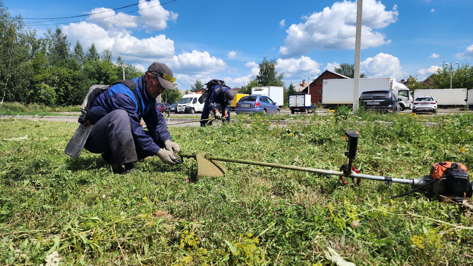 благоустройсво, Домодедово, Подмосковье, Благоустройство, покос травы, Уборка мусора, управляющая компания, коммунальная служба,
