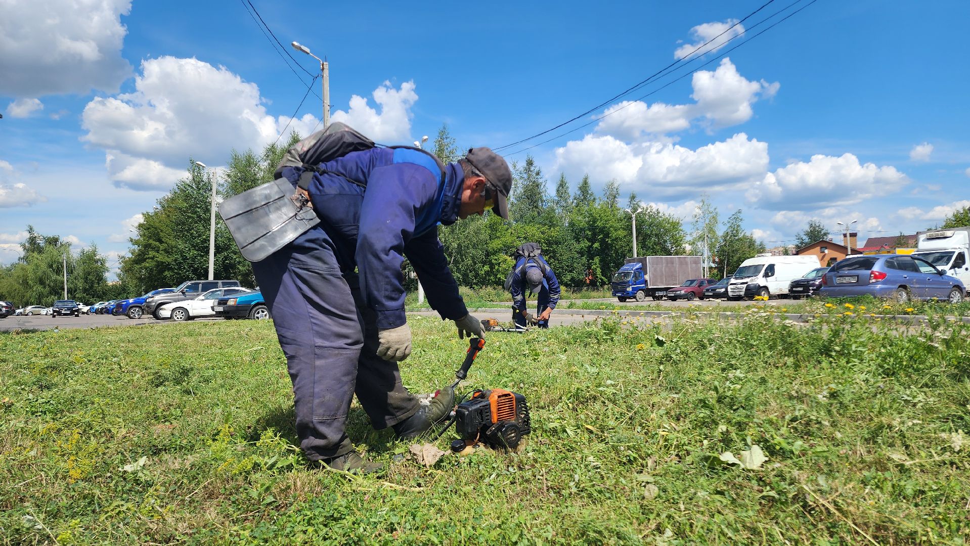 благоустройсво, Домодедово, Подмосковье, Благоустройство, покос травы, Уборка мусора, управляющая компания, коммунальная служба,