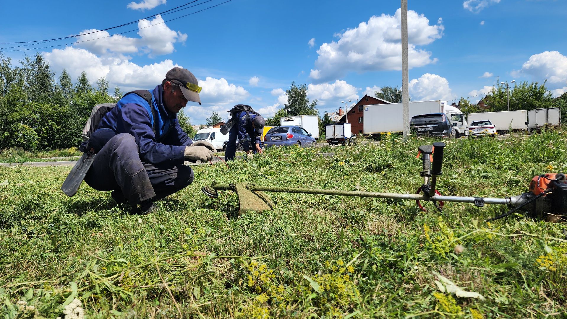 благоустройсво, Домодедово, Подмосковье, Благоустройство, покос травы, Уборка мусора, управляющая компания, коммунальная служба,