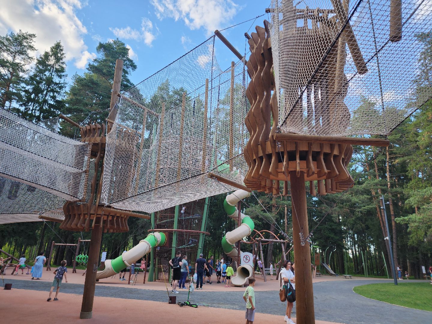 место отдыха, лесопарк, семейный отдых,