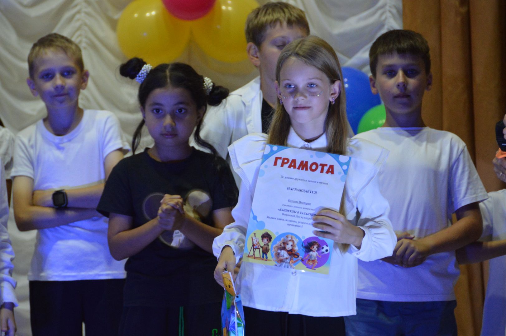 шатура, каникулы в талантии, петровский дк, отчетный концерт,