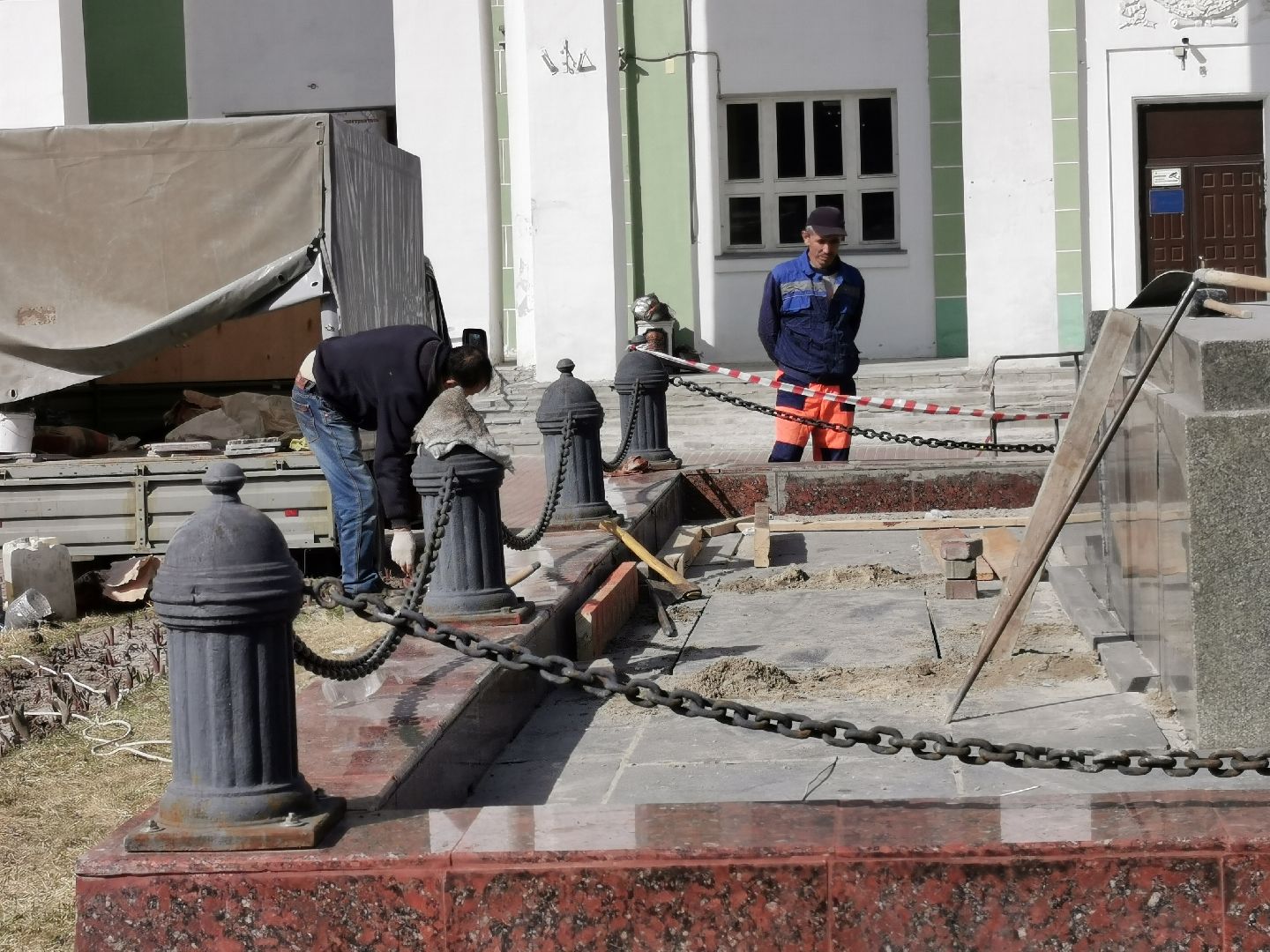 Подольск, памятник, ремонт