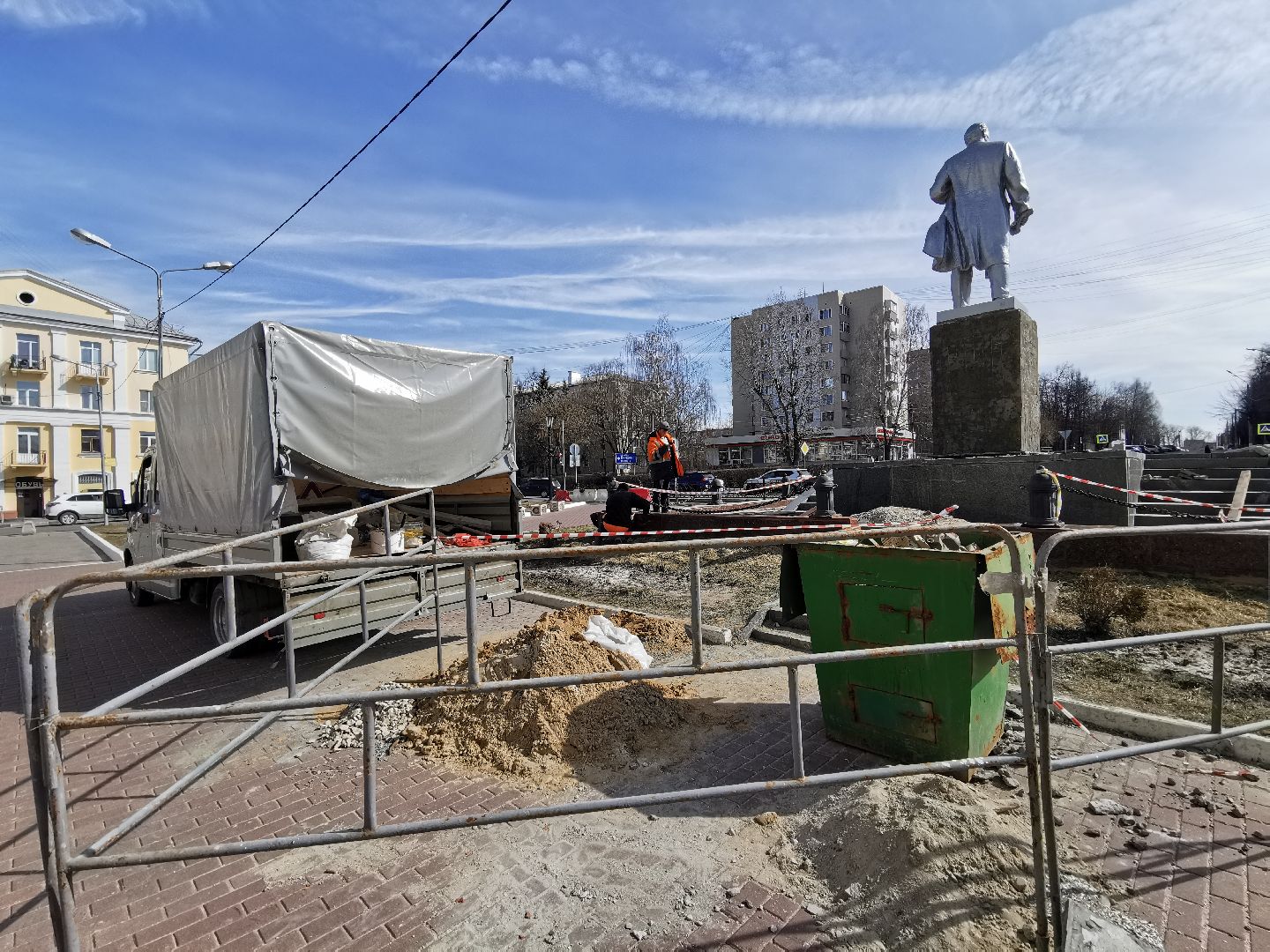 Подольск, памятник, ремонт