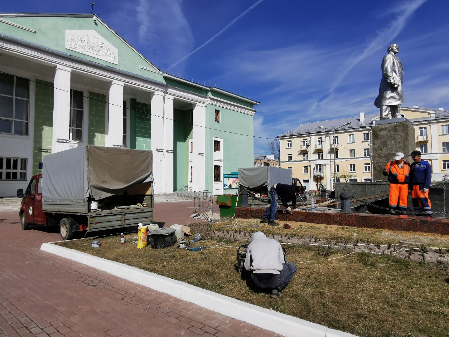 Подольск, памятник, ремонт