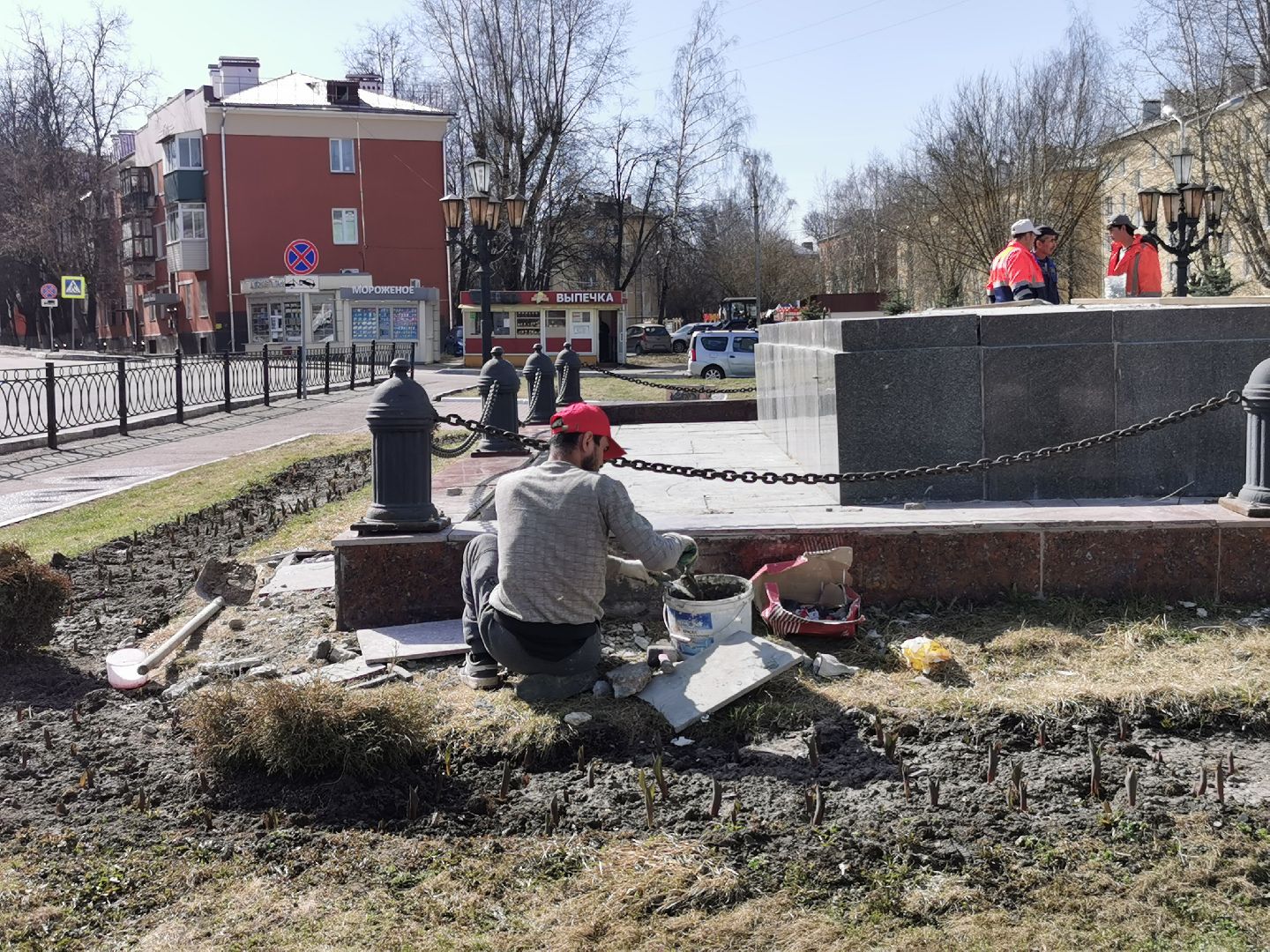 Подольск, памятник, ремонт