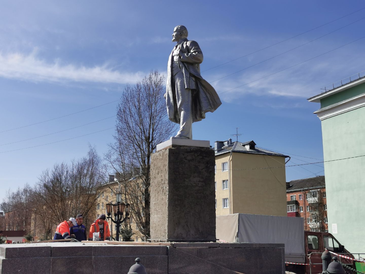 Подольск, памятник, ремонт