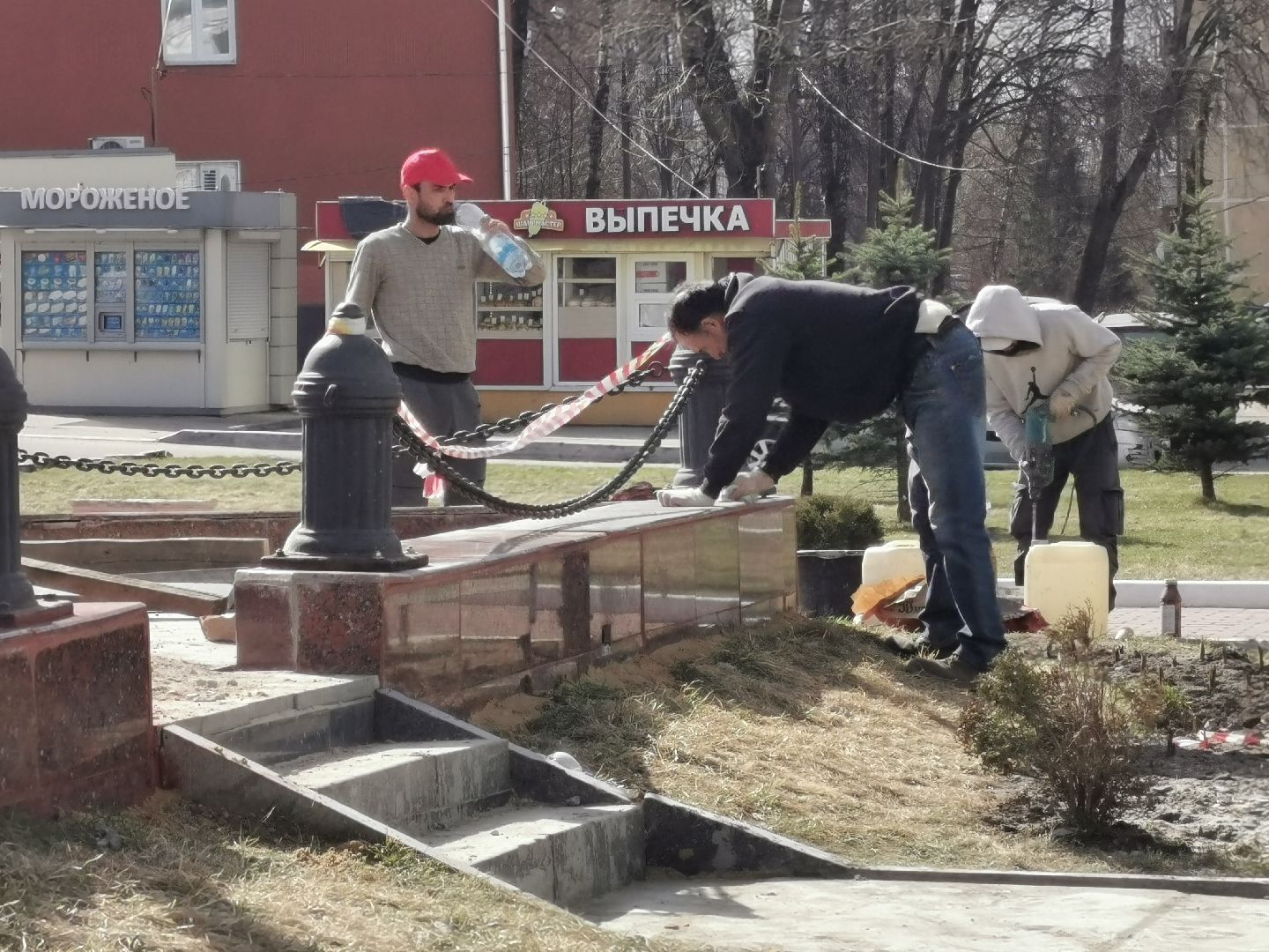 Подольск, памятник, ремонт