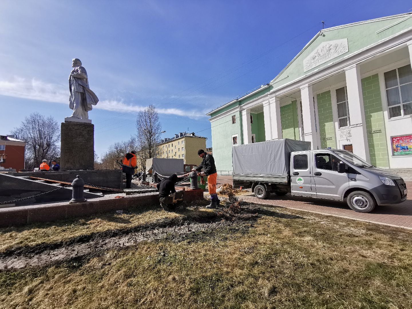 Подольск, памятник, ремонт