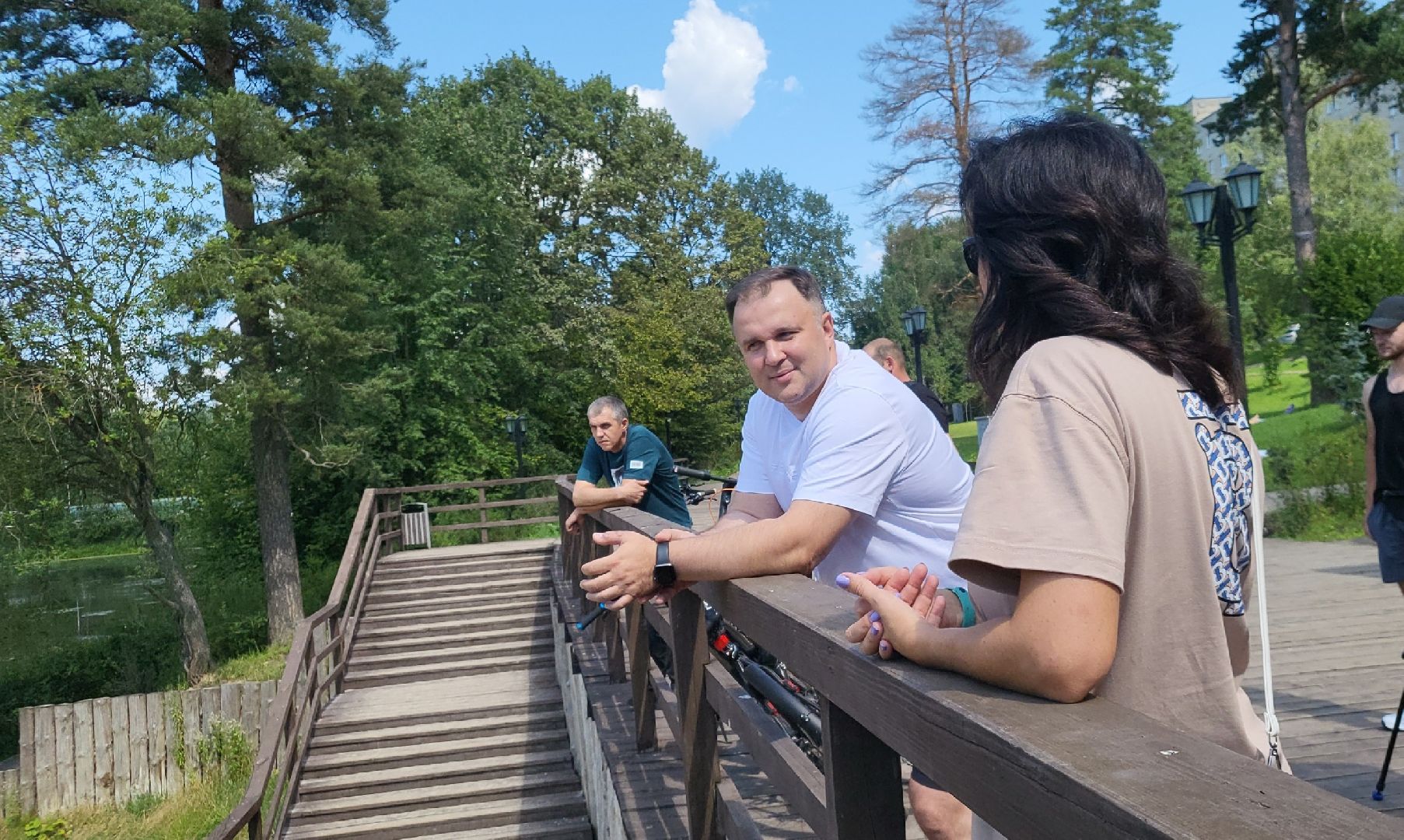 общение с жителями, власиха глава города, велопрогулка с главой, благоустройство власихи, встречи с жителями,