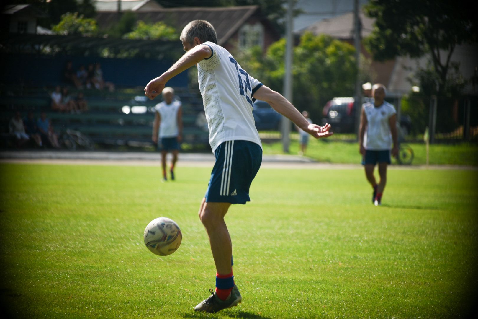 Бронницы, Футбольный клуб Фабус, Юбилейная игра в футбол в Бронницах, Встреча на футбольном поле, Спорт в Бронницах,