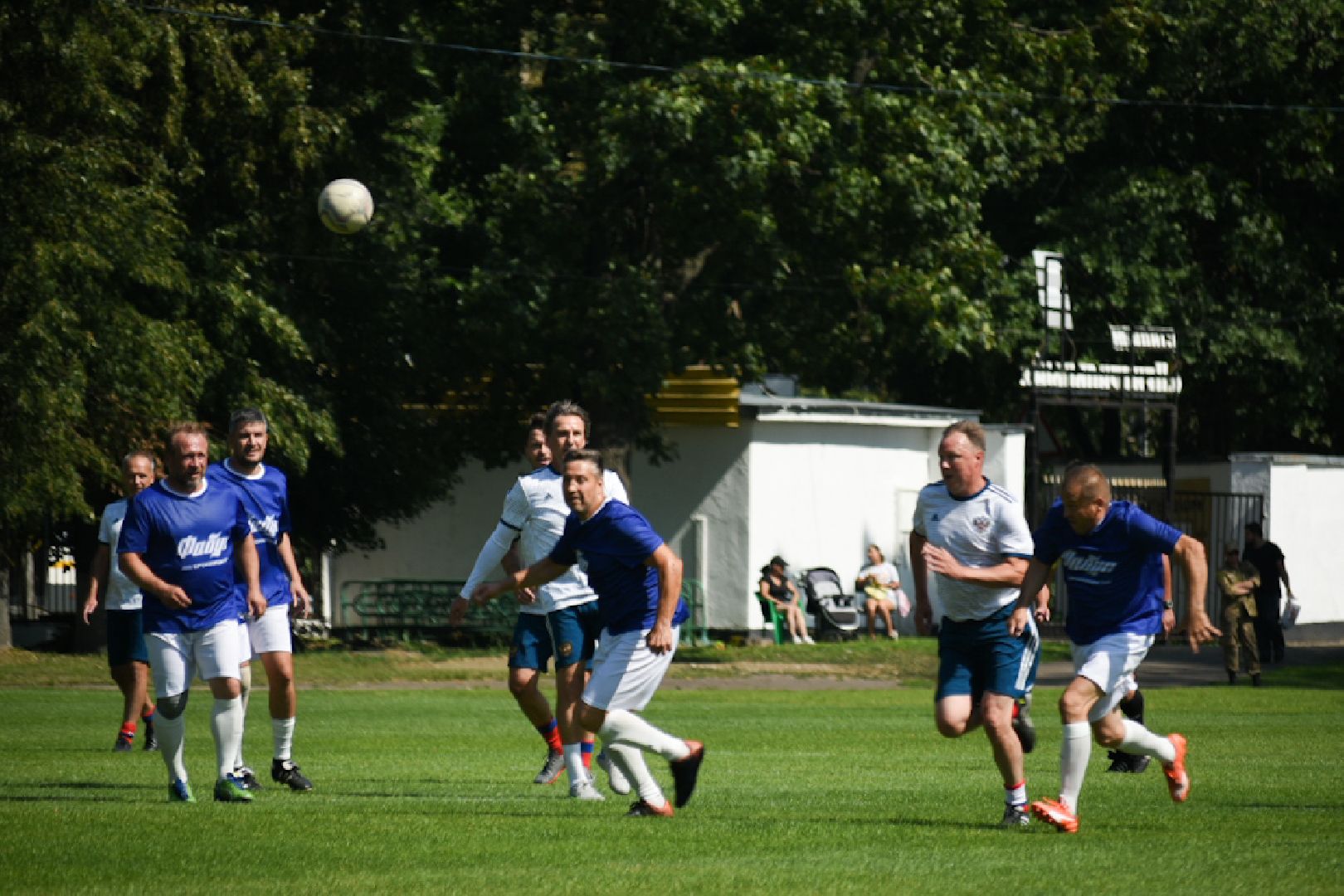Бронницы, Футбольный клуб Фабус, Юбилейная игра в футбол в Бронницах, Встреча на футбольном поле, Спорт в Бронницах,