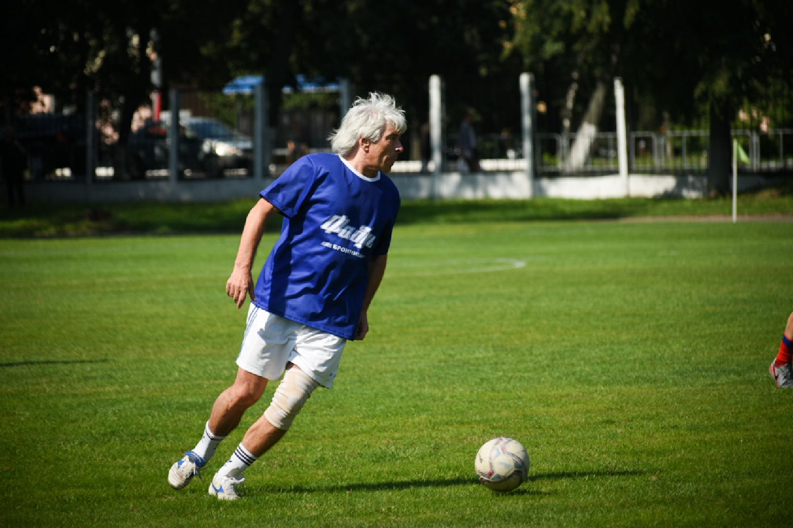 Бронницы, Футбольный клуб Фабус, Юбилейная игра в футбол в Бронницах, Встреча на футбольном поле, Спорт в Бронницах,