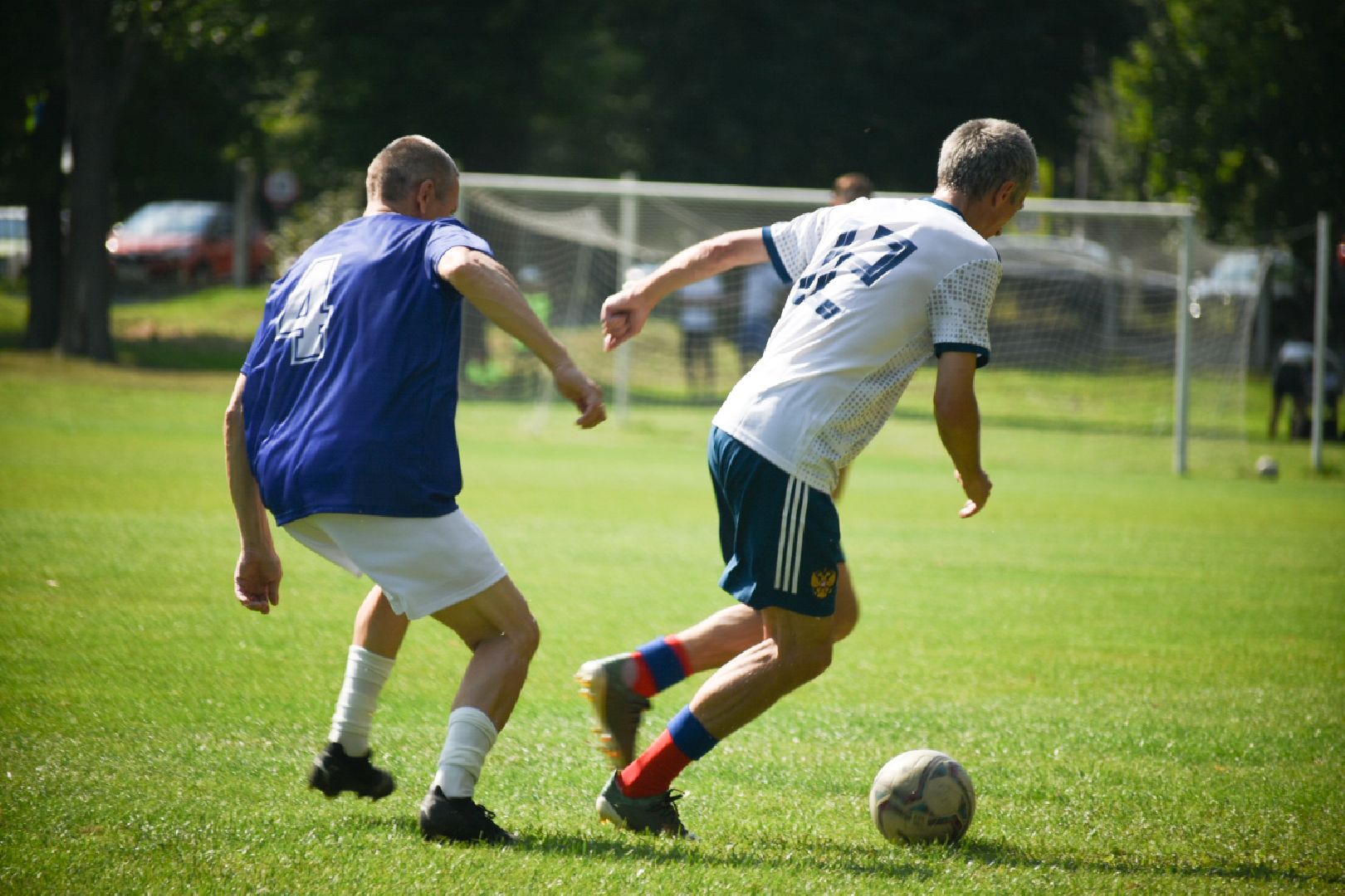 Бронницы, Футбольный клуб Фабус, Юбилейная игра в футбол в Бронницах, Встреча на футбольном поле, Спорт в Бронницах,