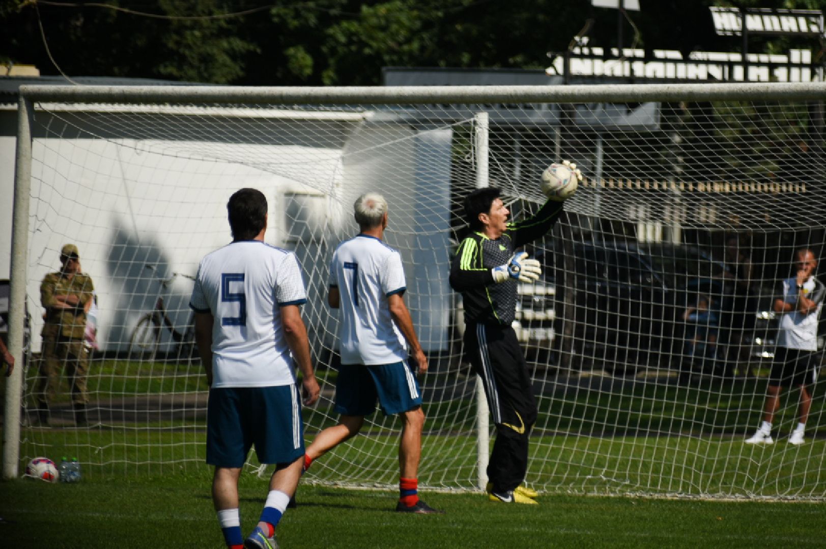 Бронницы, Футбольный клуб Фабус, Юбилейная игра в футбол в Бронницах, Встреча на футбольном поле, Спорт в Бронницах,