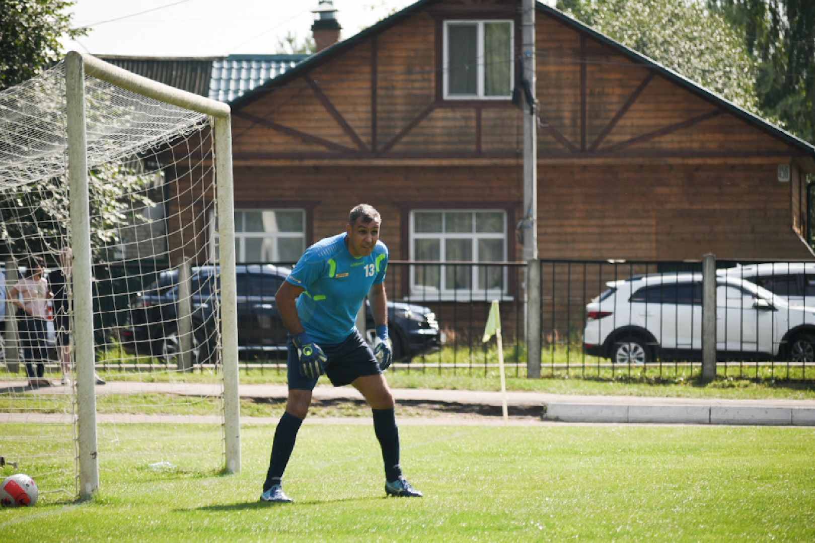 Бронницы, Футбольный клуб Фабус, Юбилейная игра в футбол в Бронницах, Встреча на футбольном поле, Спорт в Бронницах,
