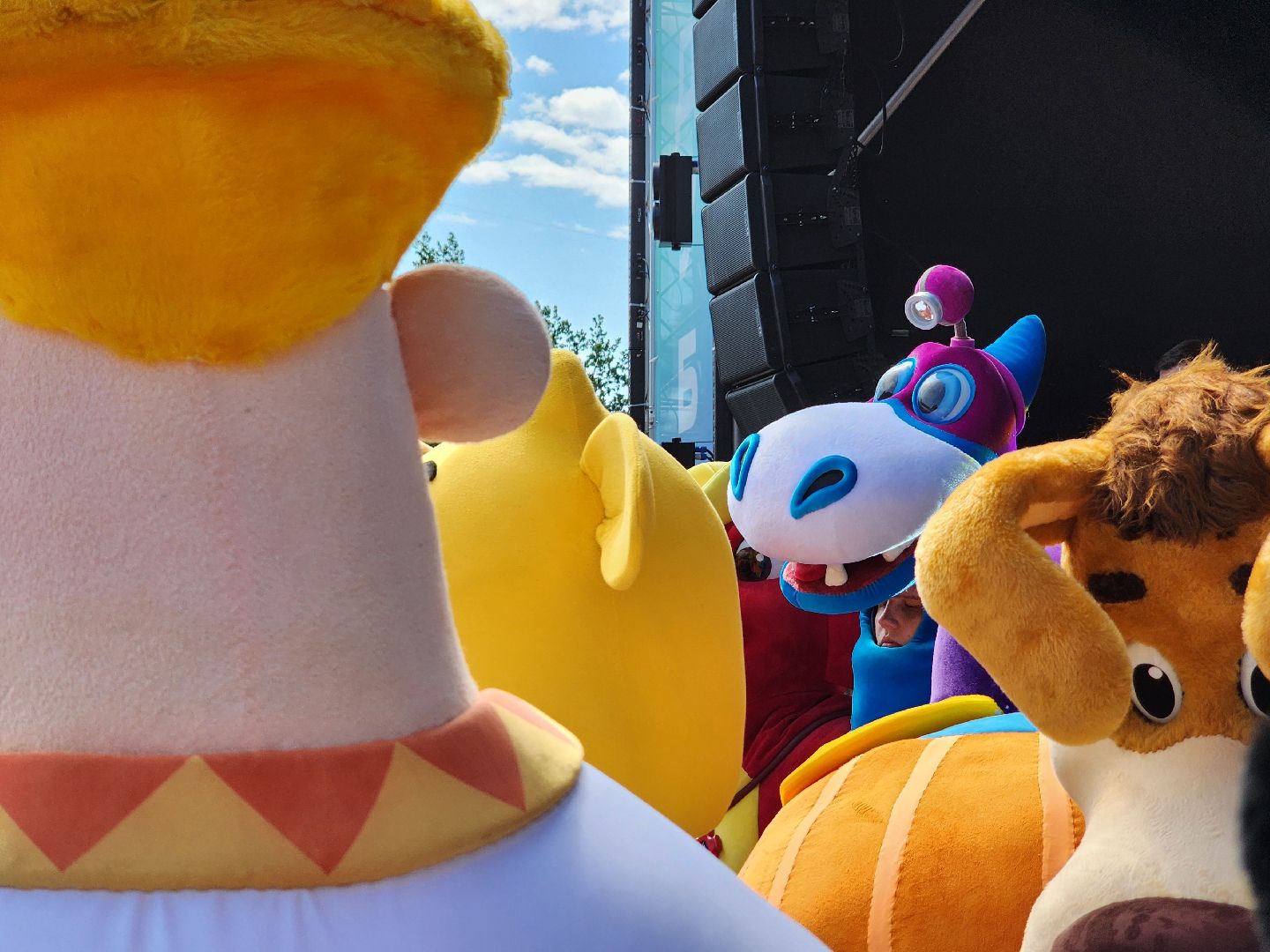 Дубна, Герои мультфильмов, Карнавал, Костюмы, Дети, День города,