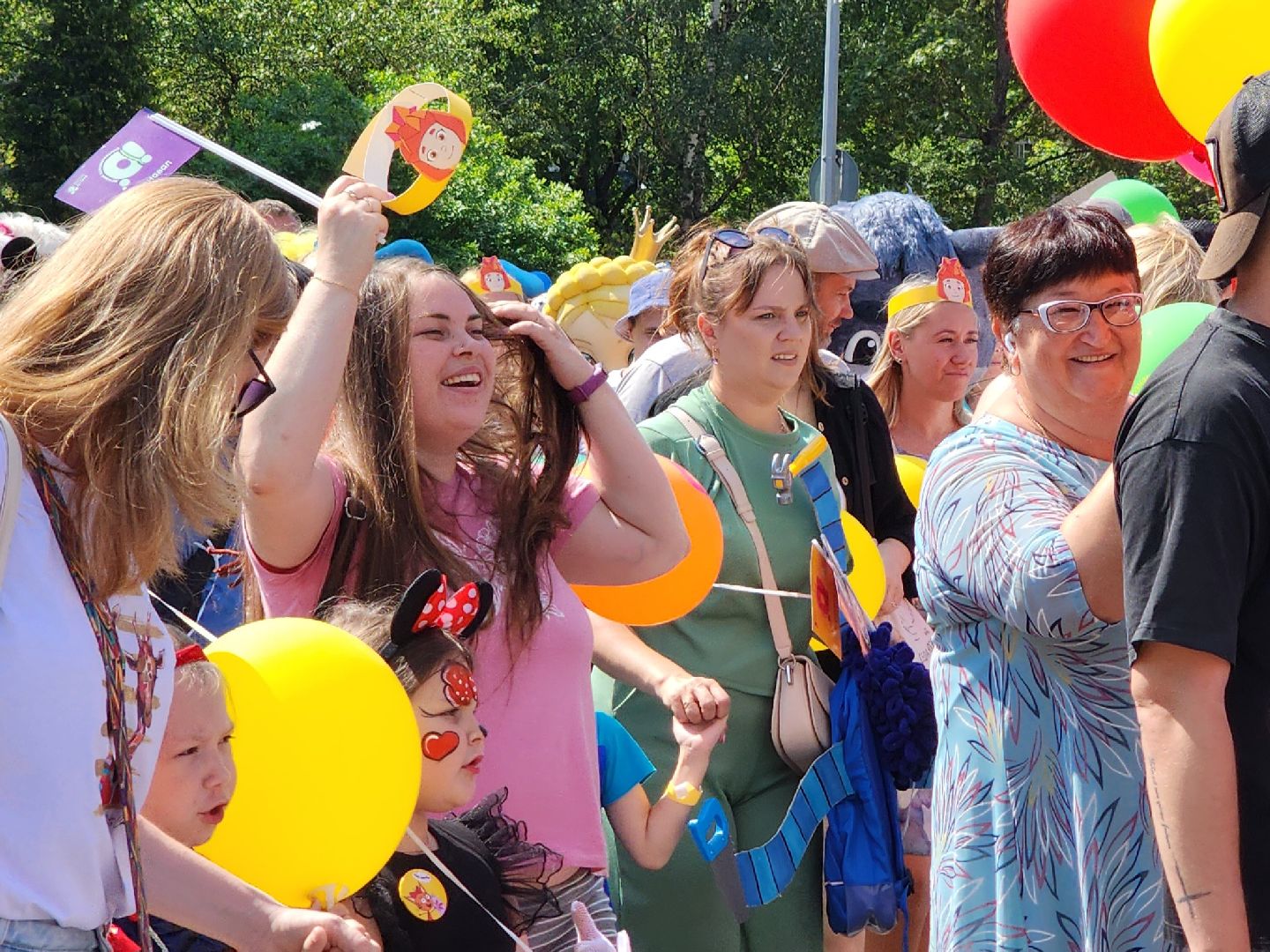 Дубна, Герои мультфильмов, Карнавал, Костюмы, Дети, День города,