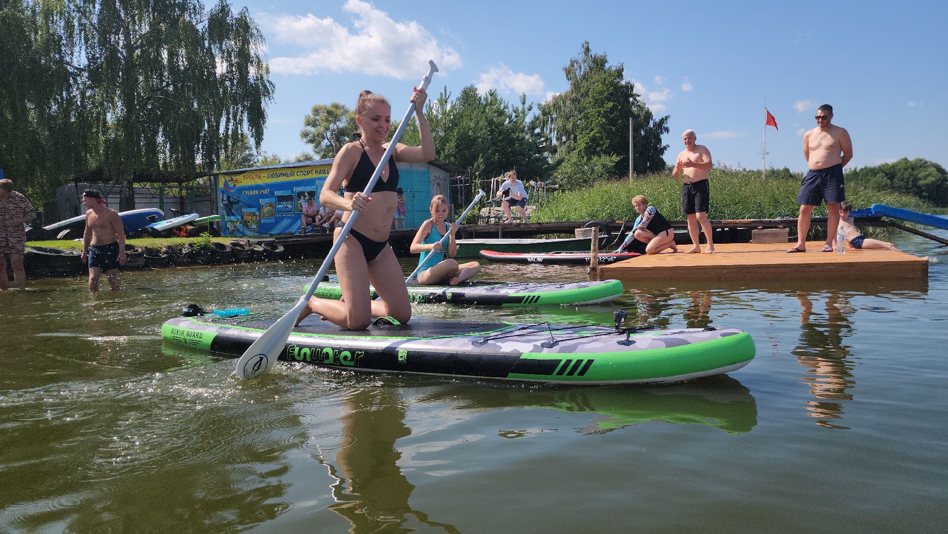 шатура, пляжный отдых, культурная шатура, спорт, спорт для всех, семейный спорт, сап-борды