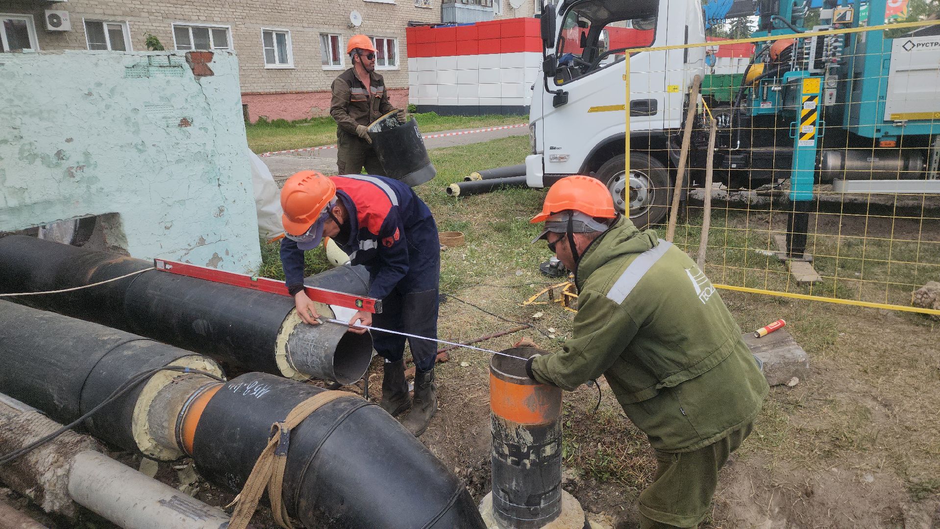 шатура, жкх, жкх и благоустройство, жкх подмосковье, тепловые сети, ремонт тепловых сетей, ремонт распределительного теплового узла,