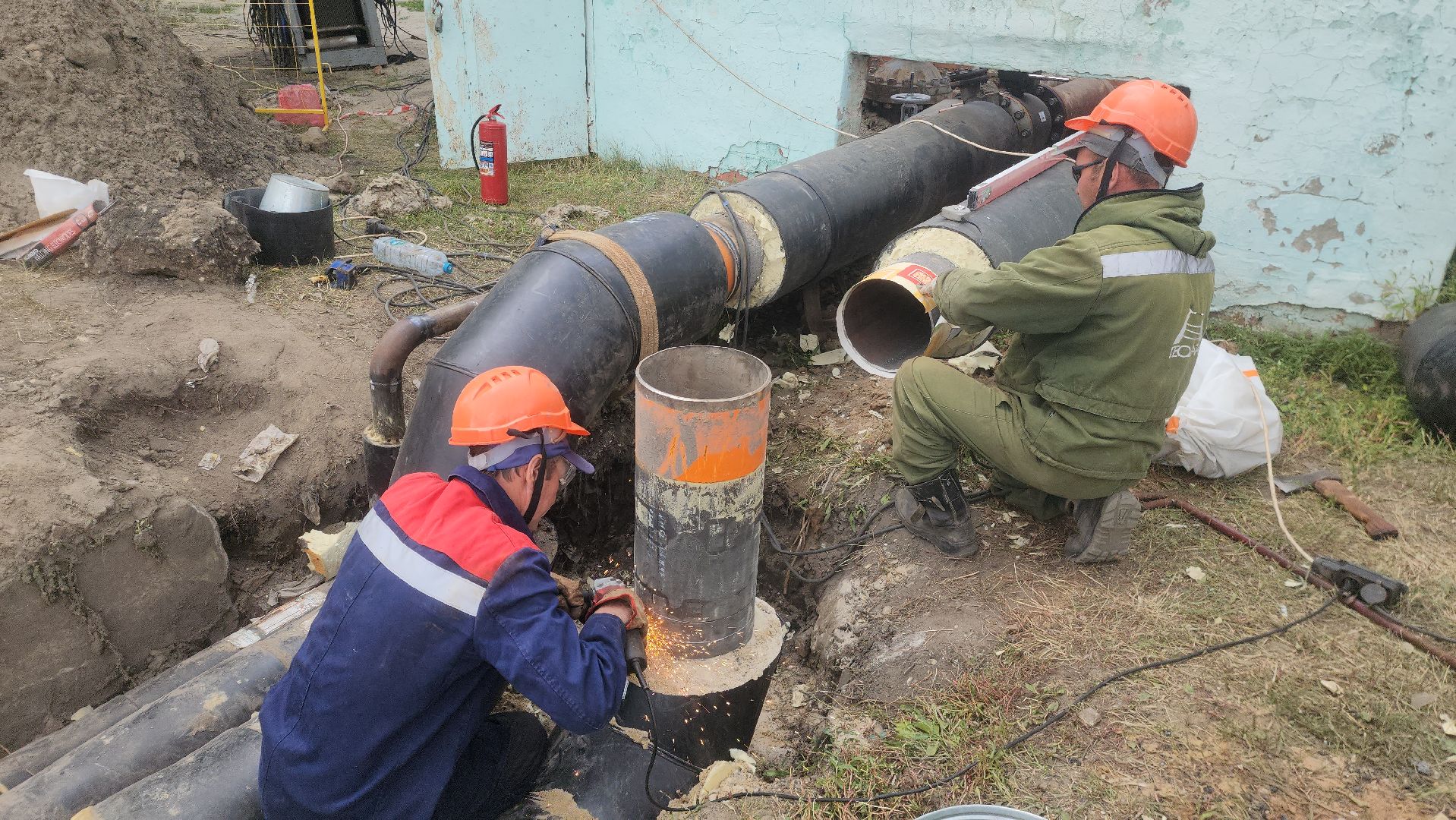 шатура, жкх, жкх и благоустройство, жкх подмосковье, тепловые сети, ремонт тепловых сетей, ремонт распределительного теплового узла,