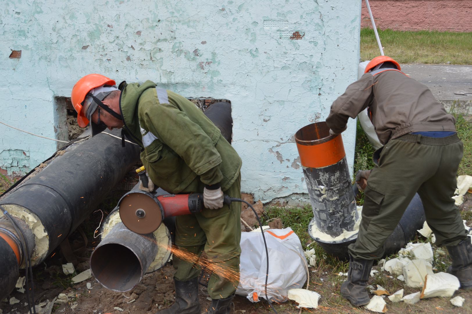 шатура, жкх, жкх и благоустройство, жкх подмосковье, тепловые сети, ремонт тепловых сетей, ремонт распределительного теплового узла,