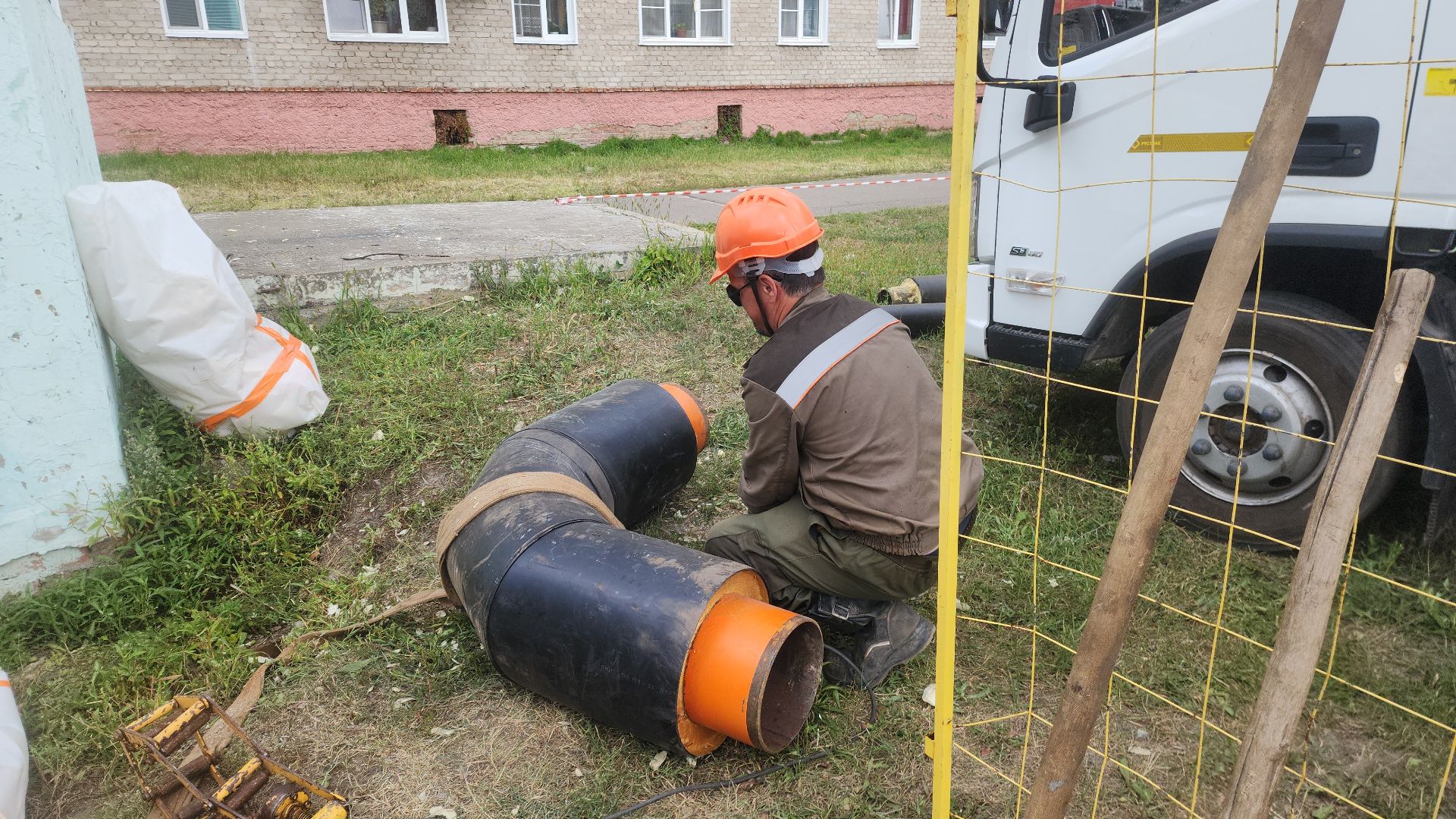 шатура, жкх, жкх и благоустройство, жкх подмосковье, тепловые сети, ремонт тепловых сетей, ремонт распределительного теплового узла,