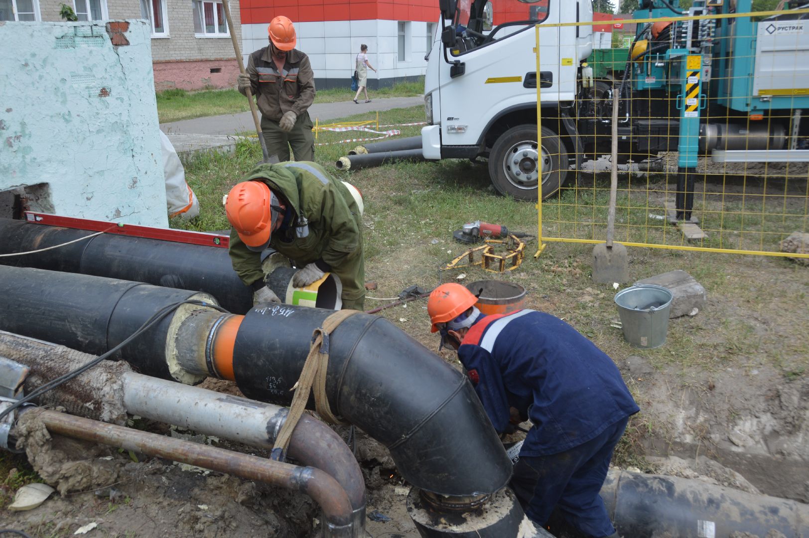 шатура, жкх, жкх и благоустройство, жкх подмосковье, тепловые сети, ремонт тепловых сетей, ремонт распределительного теплового узла,