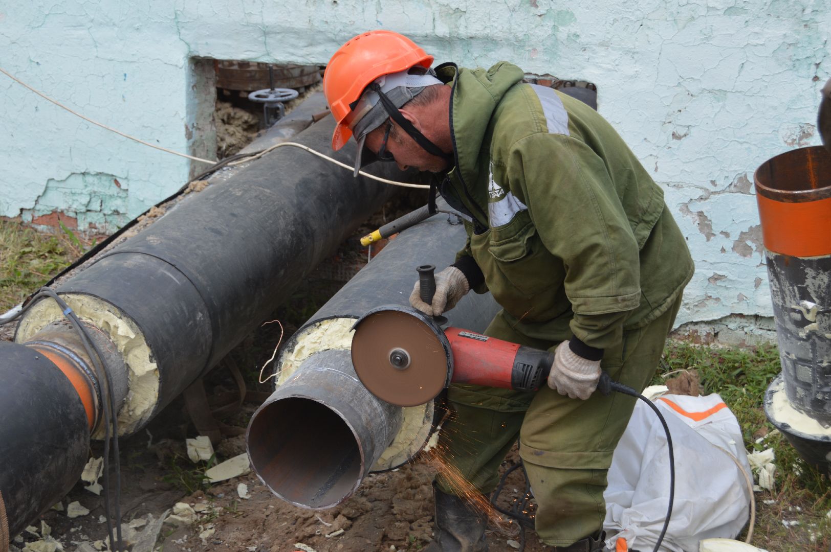 шатура, жкх, жкх и благоустройство, жкх подмосковье, тепловые сети, ремонт тепловых сетей, ремонт распределительного теплового узла,