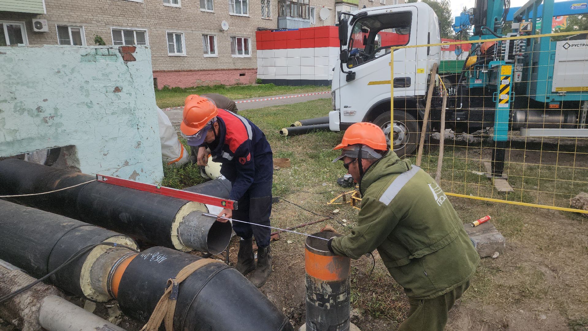 шатура, жкх, жкх и благоустройство, жкх подмосковье, тепловые сети, ремонт тепловых сетей, ремонт распределительного теплового узла,