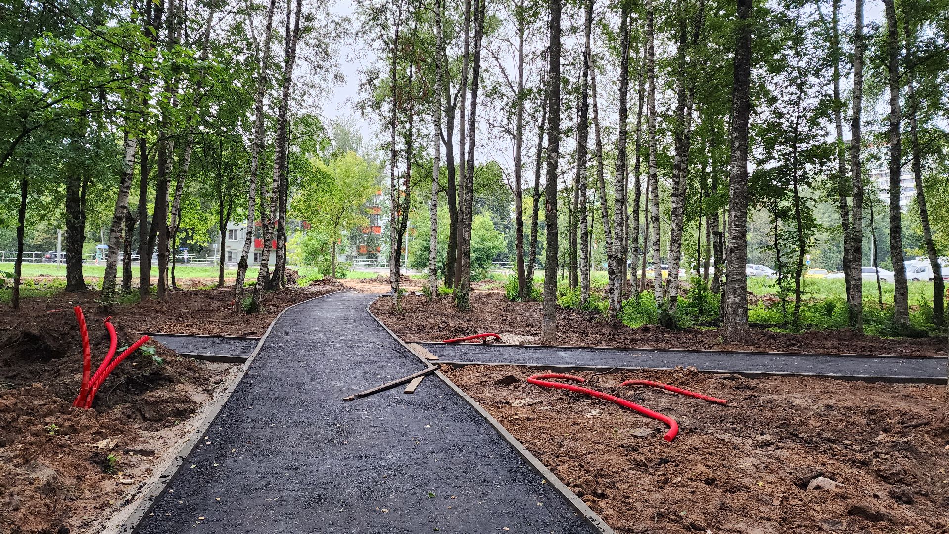 Парк, Благоустройство, Лобня,