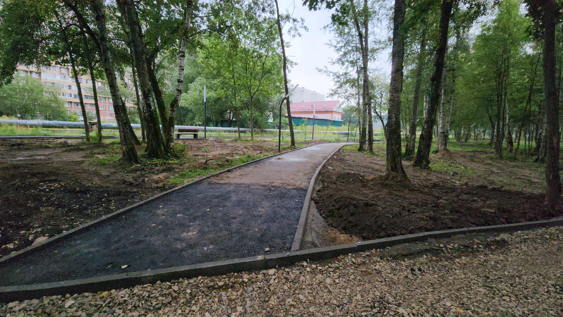 Парк, Благоустройство, Лобня,