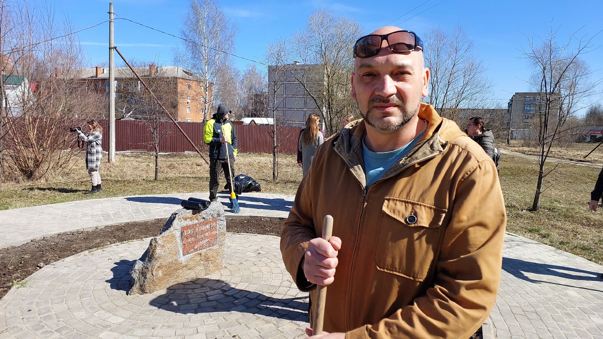 Серпухов, субботник, журналисты, Подмосковье, благоустройство