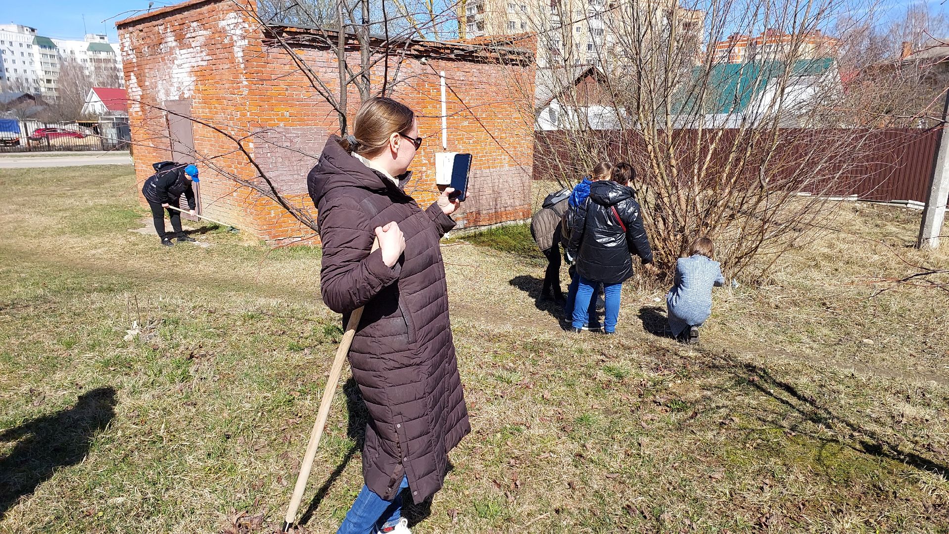 Серпухов, субботник, журналисты, Подмосковье, благоустройство