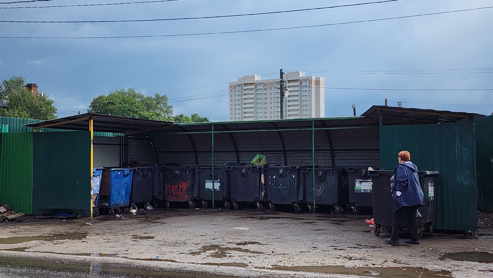 контейнерные площадки, вывоз мусора, Лосино-Петровский,