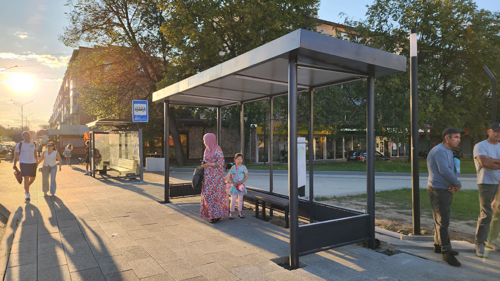 пушкино, остановочные павильоны, благоустройство, дорога, общественный транспорт,