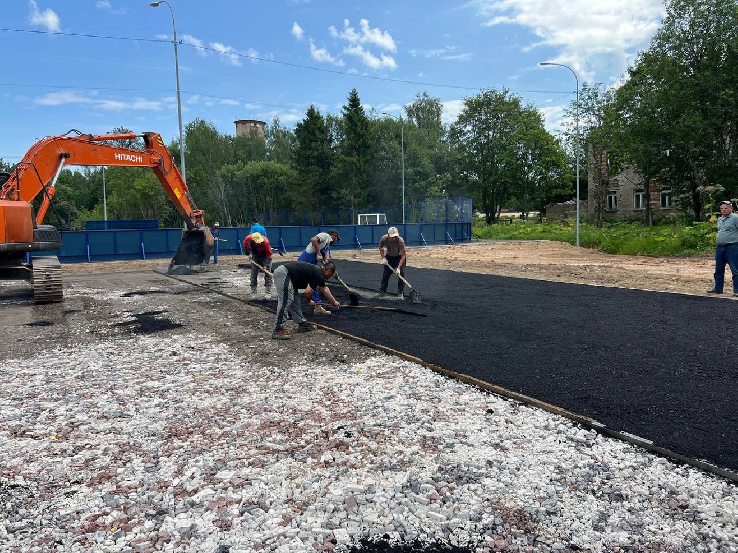бригада,футбольное поле, городской округ восход,